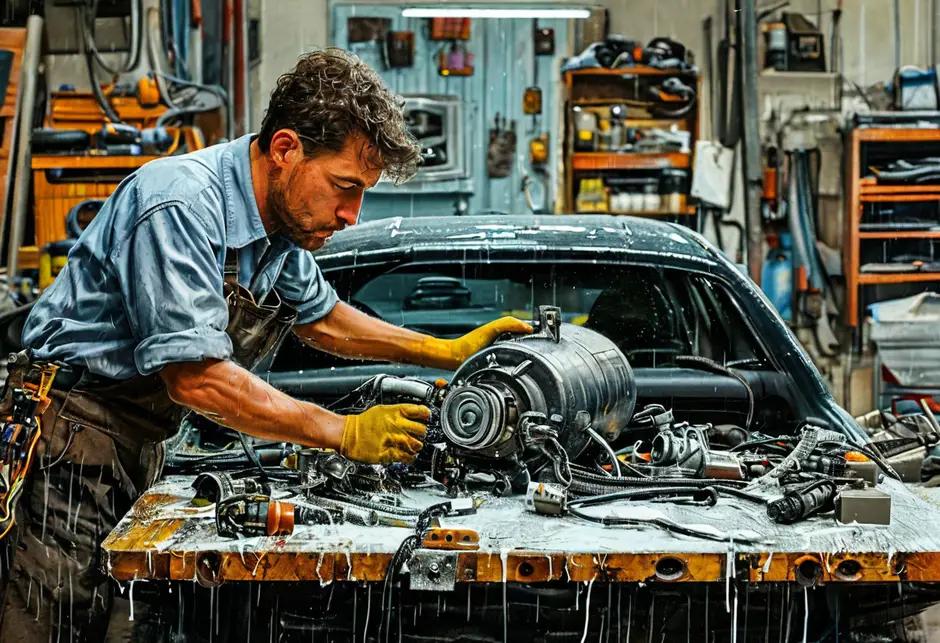 Мойка, чистка, сушка топливного бака SsangYong Kyron