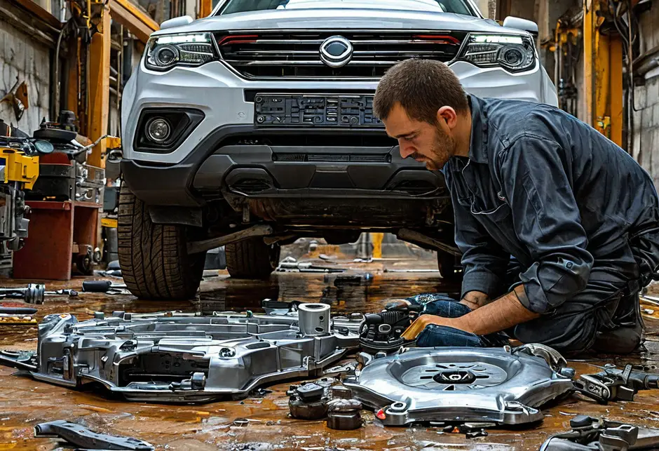Снятие и установка защиты картера SsangYong Actyon